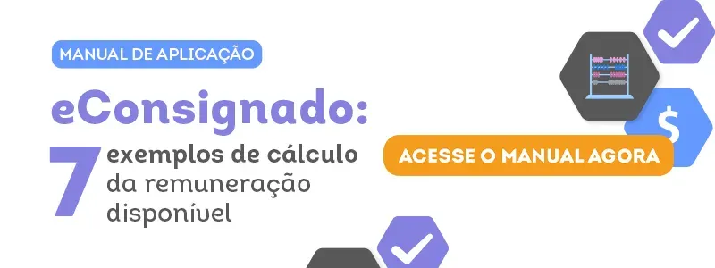 Banner de divulgação do Manual do eConsignado