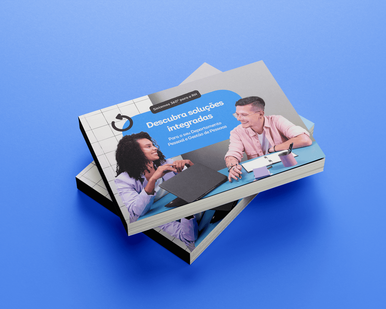 Capa de um material impresso da Metadados com a marca Benefícios Corporativos