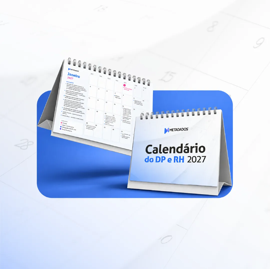 Calendário do DP e RH 