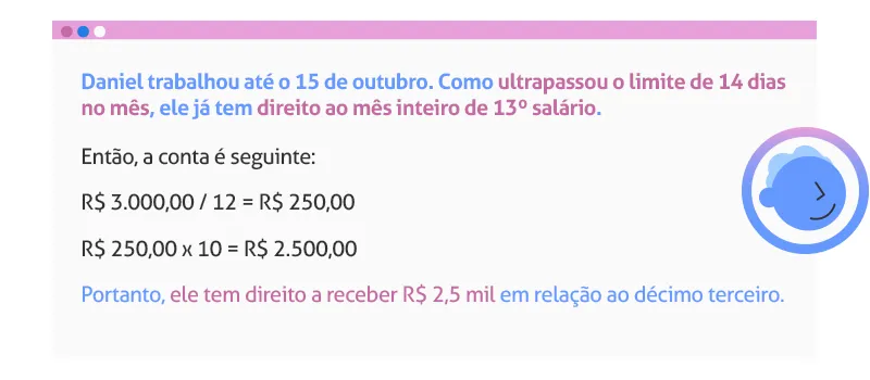Cálculo do 13º salário no pedido de demissão