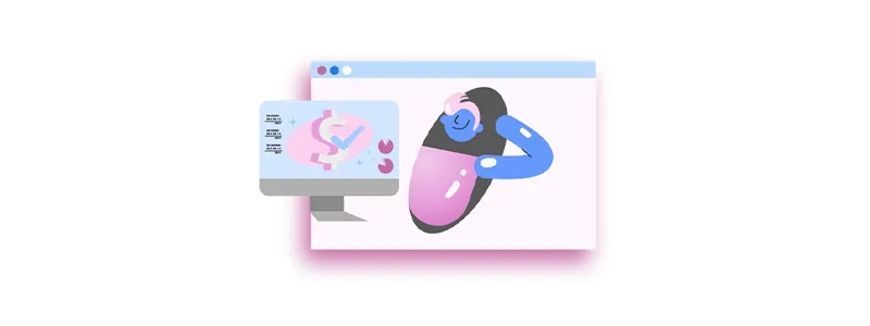 Ilustração de um cálculo fácil