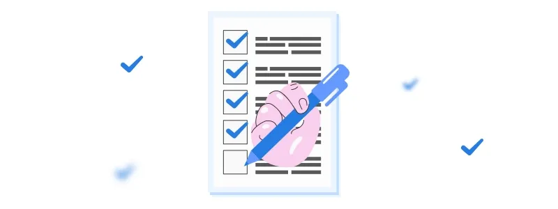 NR-35: imagem de tarefas ou checklist