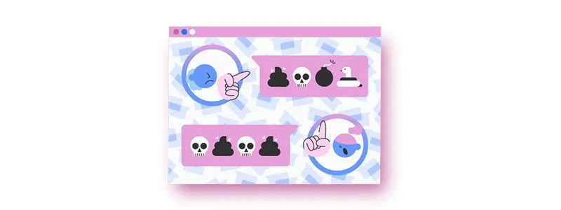 Motivos de Demissão: ilustração de duas pessoas brigando com xingamentos